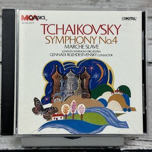 Tchaikovsky Symphony No. 4 & Marche Slave‎ - London Symphony Orchestra [1987 CD]